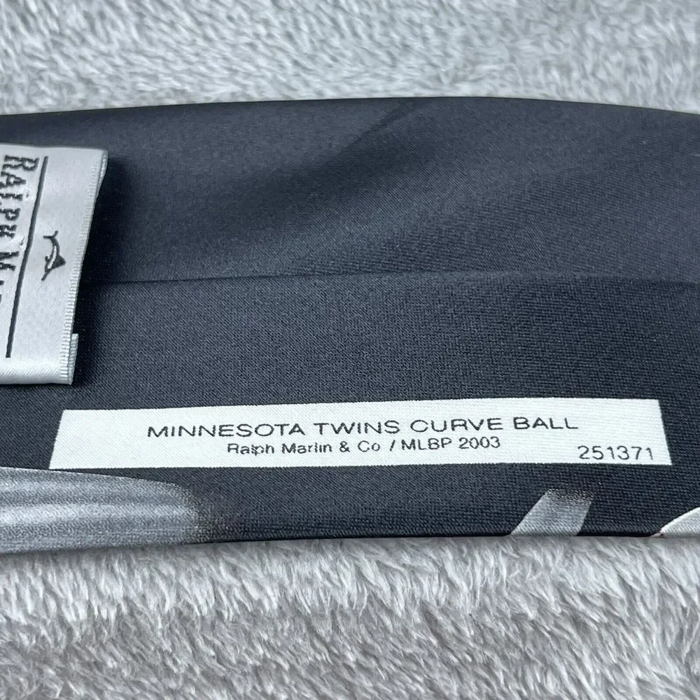 Vintage Minnesota Twins Necktie MLB Baseball‎ Print Fandom 90s Ralph Marlin